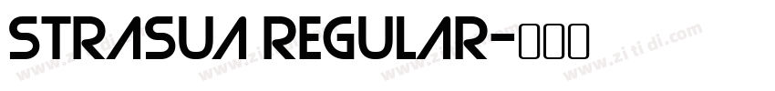 Strasua Regular字体转换